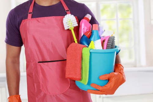 Secure payment screen for Ruislip Cleaners with card and online payment options