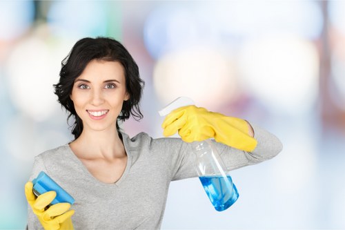 Professional office cleaners in Ruislip maintaining a tidy workplace